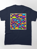 Colorful Umbrella Rain Art Classic T-Shirt