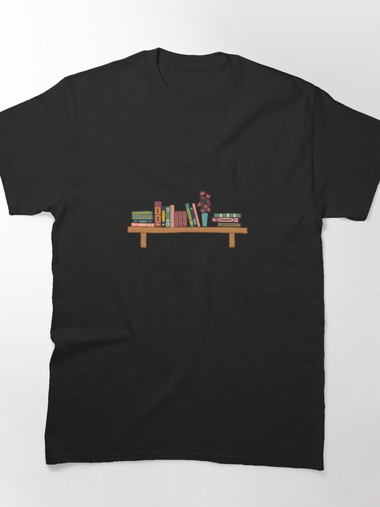 Old Books on a Bookshelf Classic T-Shirt
