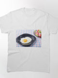 Small portion of the breakfast of fried egg and vegetable salad Classic T-Shirt