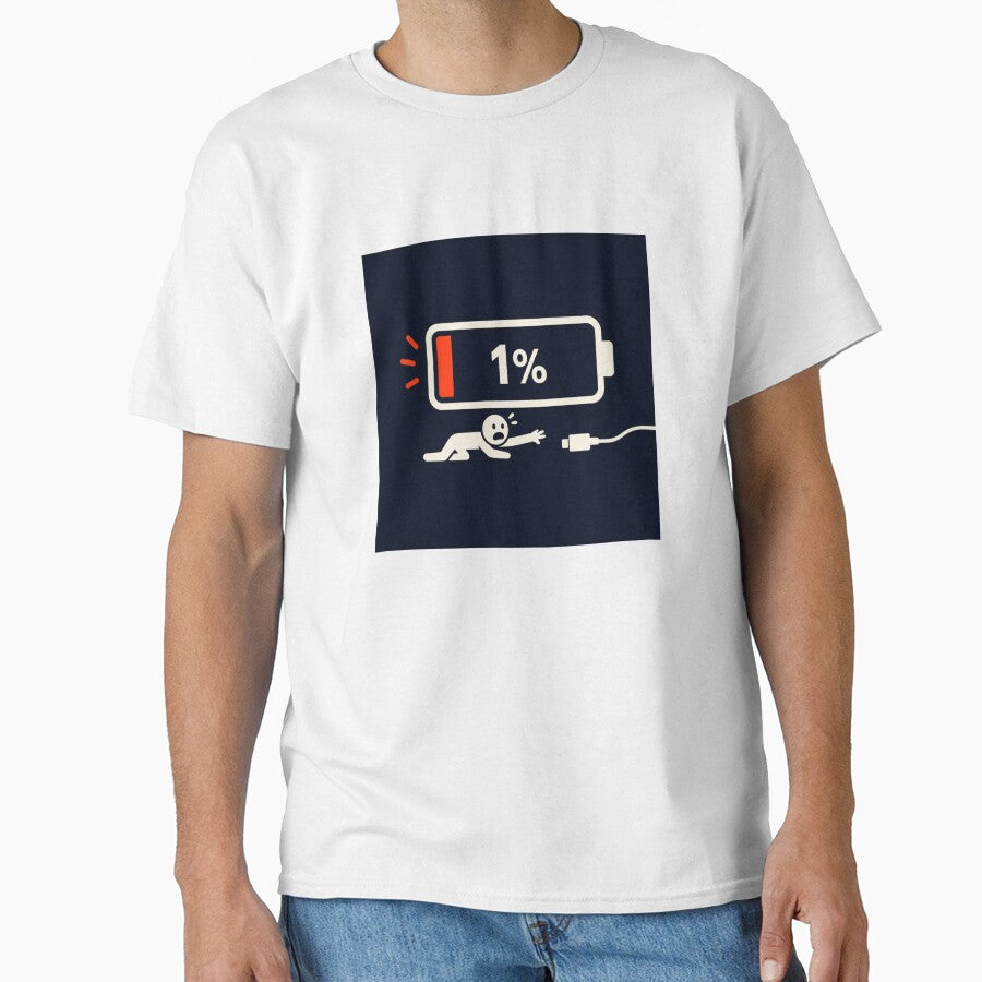low battery Classic T-Shirt