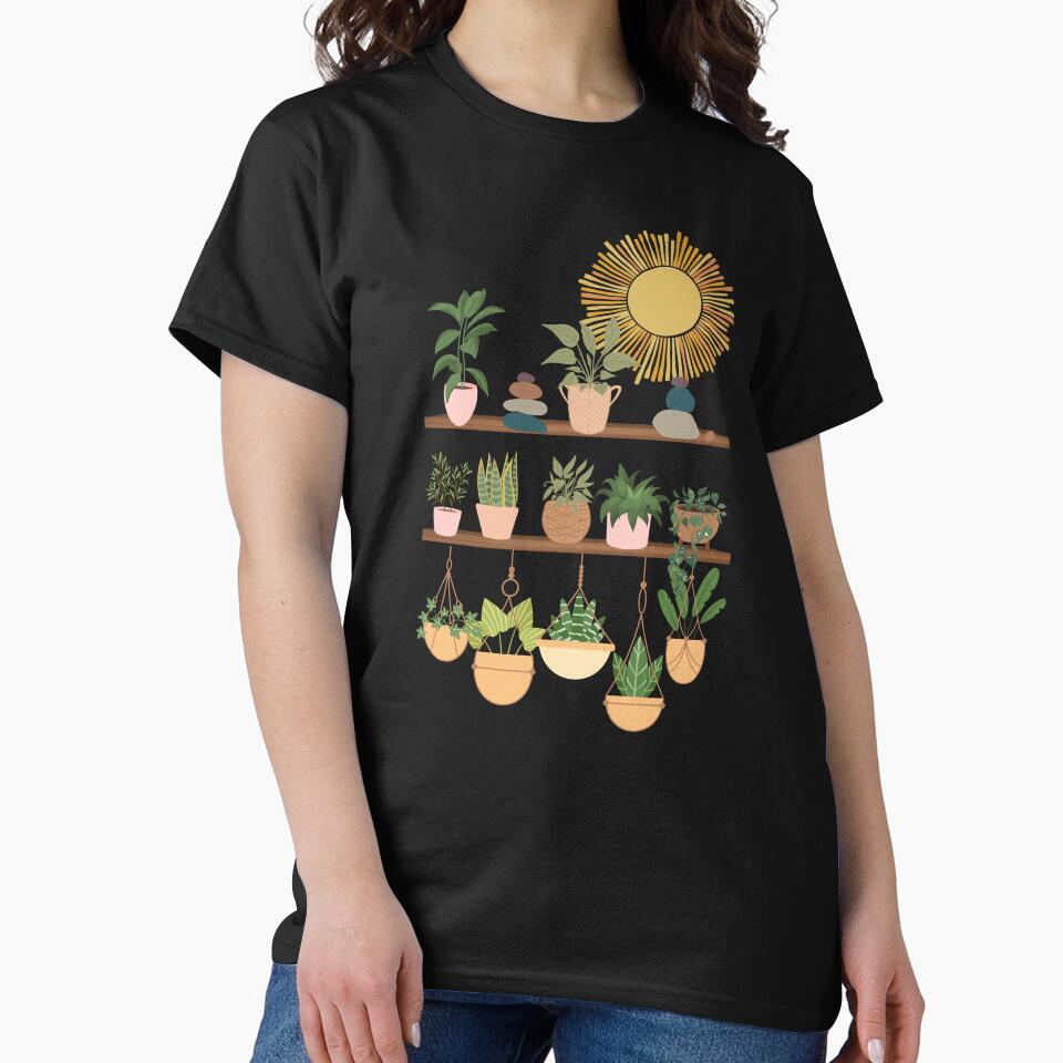 Plants on shelf Classic T-Shirt