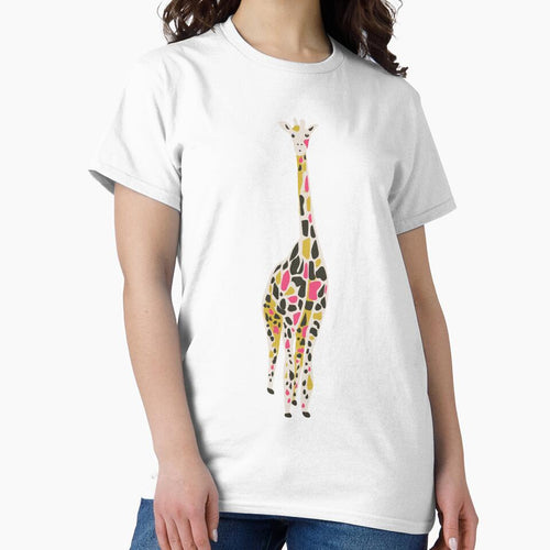 colorful giraffe Classic T-Shirt