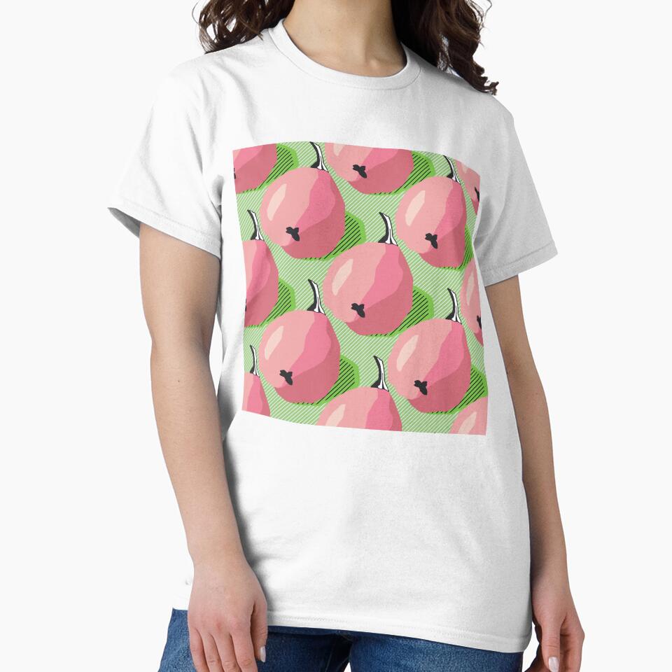 Pears, Pink-green version Classic T-Shirt